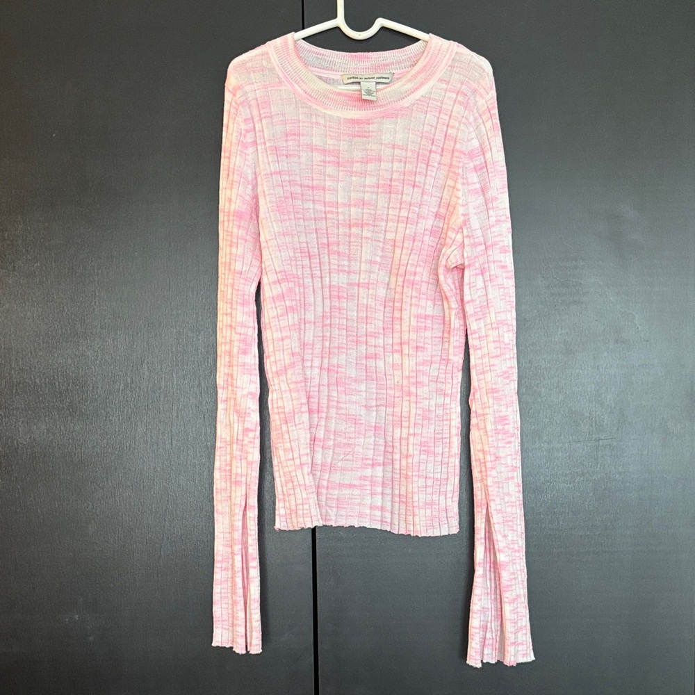 Autumn Cashmere Pink Cotton Long Sleeve